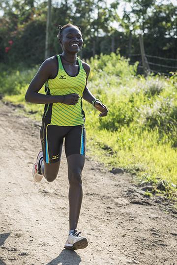 “I will be representing my people there at Rio, and maybe if I succeed I can come back and conduct a race that can promote peace, and bring people together.” Photo by IOC/Claire Thomas