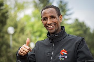 <b>Yonas Kinde<br />Sport:</b> Men’s Track and Field (marathon)<br /><b>Native Country:</b> Ethiopia<br /><b>Host Country:</b> Luxomborg<br />Photo by IOC/Claire Thomas