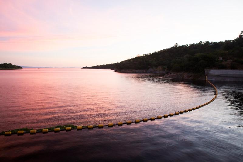 The Kariba Dam on the border of Zambia and Zimbabwe is the main source of energy for Zimbabwe. Photo by Elie Gardner for CRS