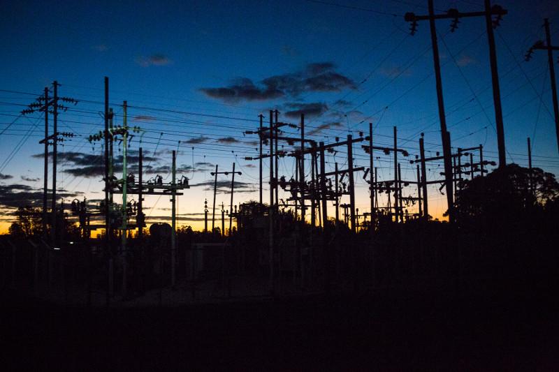This is a power substation outside of Harare, Zimbabwe. Photo by Elie Gardner for CRS