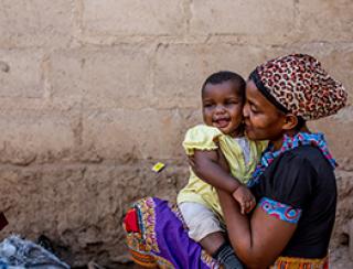 A mother and child in Tanzania