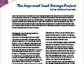 Guidelines on Seed Storage