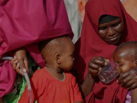 A water point in Somalia