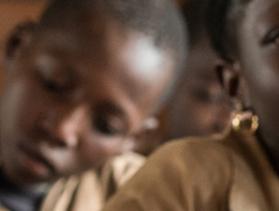 children in classroom in benin