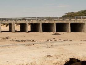 dry river bed in Kenya