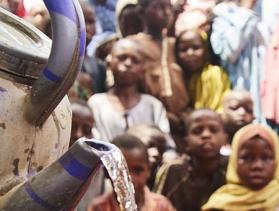 handwashing demonstration in Nigeria