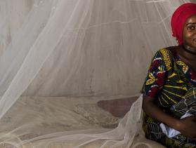 mother with child in the gambia