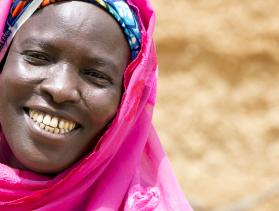 A CRS Savings and Internal Lending Community, or SILC, helped Dayaba Ibrahim grow her business and pay her children’s school fees.