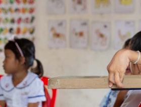 student in Cambodia