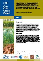 C3P Crop Crisis Control Project New Spread of Cassava Brown Streak Virus Disease and Its Implications for the Movement of Cassava Germplasm