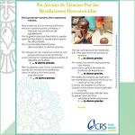 En acción de gracis por las bendiciones descononcidas, In Thanksgiving for Blessings Unknown En acción de gracis por las bendiciones descononcidas, In Thanksgiving for Blessings Unknown