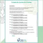 Letanía de Acción de Gracias, a Thanksgiving Prayer