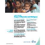 This very minute, families around the world are depending on you. So act boldly. Join us to pave the path to peace for refugees and migrants.