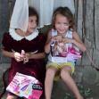 young girls at play in Honduras