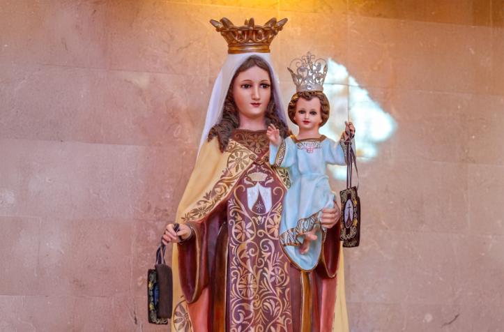 Imagen de la Virgen del Carmen