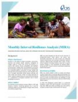 Monthly Interval Resilience Analysis (MIRA) document