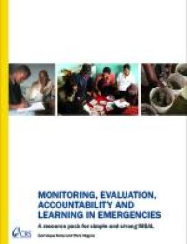 Cover of Monitoring, Evaluation, Accountability and Learning in Emergencies document