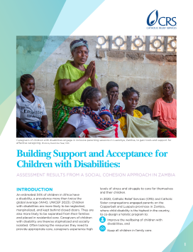 Assessment Results from a Social Cohesion Approach in Zambia
