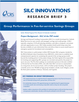 Group Performance in Fee-for-Service Savings Groups