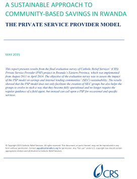 The Private Service Provider Model